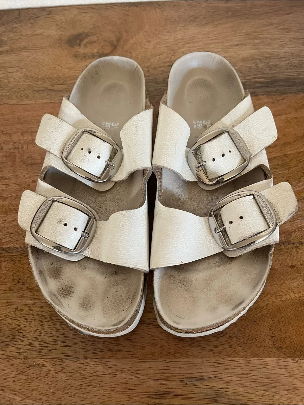 Birkenstock Arizona Big Buckle Leather Sandals Size 39 8-8.5 Narrow